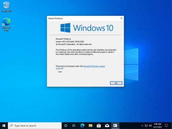 مع العربية تنشيط تلقائي حسب نوع جهازك Windows 10 Pro X64 Version 20H2 Build 19042.928 OEM ESD MULTi-7 April 2021