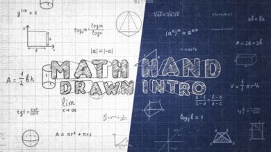 Videohive - Math Hand Draw Intro - 32139869 - Project for After Effects