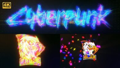 Videohive - Colorful Cyber Glitch Logo - 30172277 - Project for After Effects