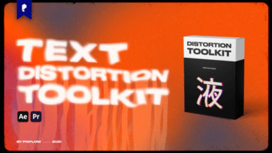 مجموعة أدوات تشويه النص للبريمير والافترافكت شغالة مية بالمية Videohive - Text Distortion Toolkit 32793183 - After Effects and