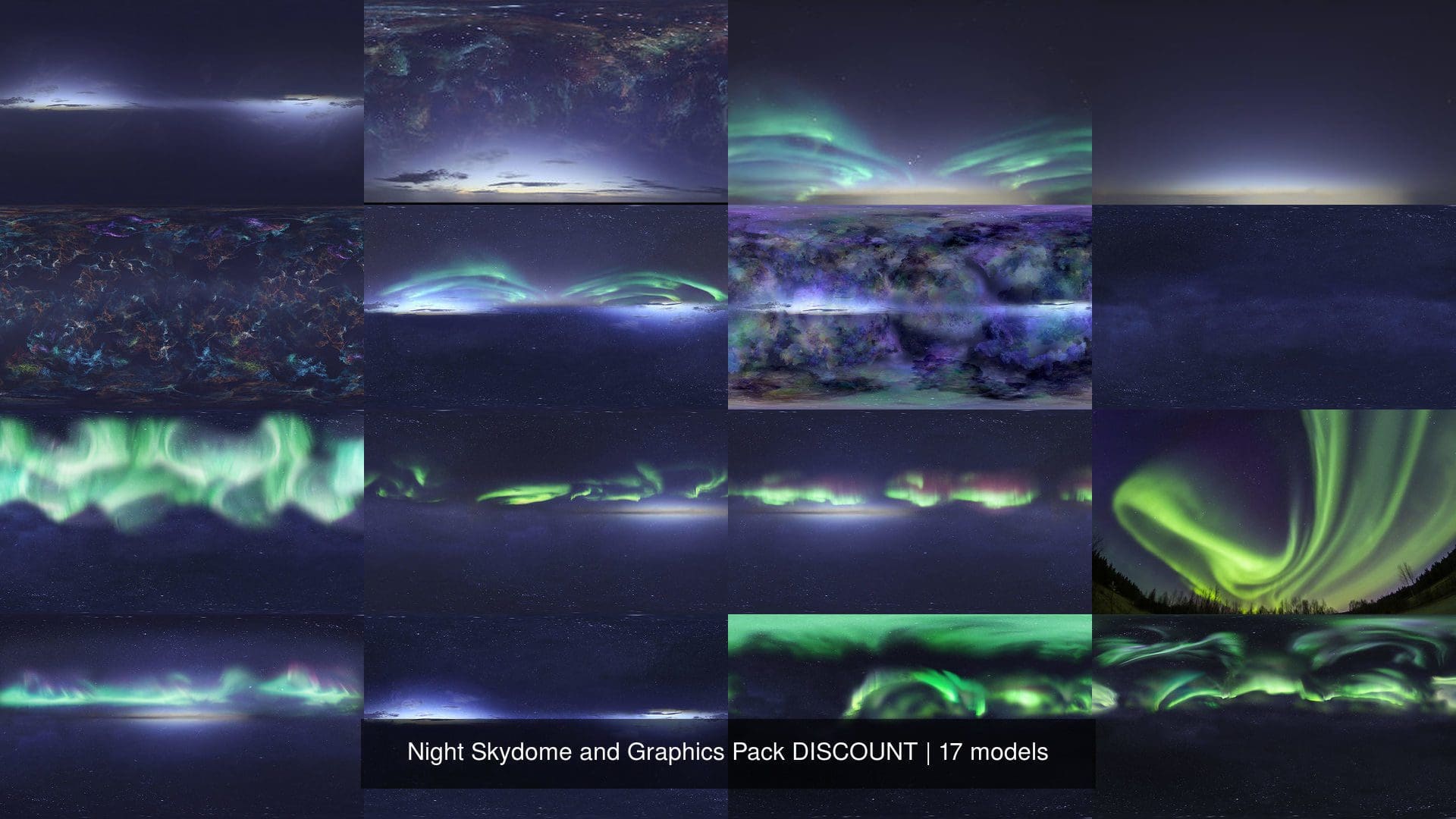 58 جيجا كاملة Night Skydome and Graphics Pack Texture