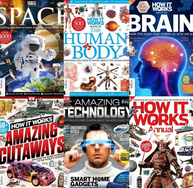 How It Works Bookazine - Full Year 2021 Collection كل اصدارات 2021 لمجلة كيف تعمل؟