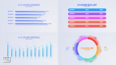 Videohive - Infographics Simple Neumorphism Graph - 34598523