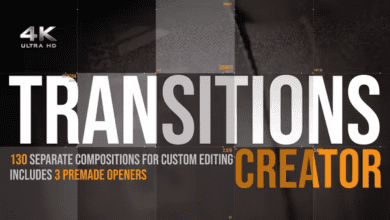 حزمة منشئ التنقلات كاملة || Videohive - Transitions Creator - 30233366