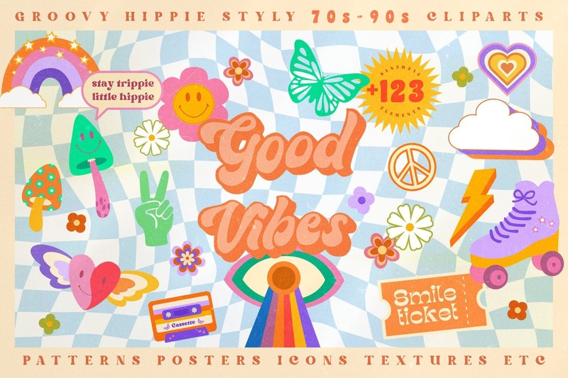 Retro Vibes Art 70s 90s - 6925778