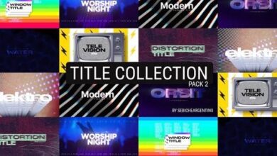 Videohive - Title Collection Pack 2 36377982 - Project For Apple Motion 5