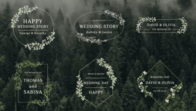 عناوين زفاج راقية Videohive - Wedding Titles - 36434236 - Project for After Effects