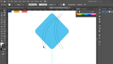 Adobe Illustrator: تعلم من المبتدئ إلى المستوى المتقدم طريقة تصميم الشعار