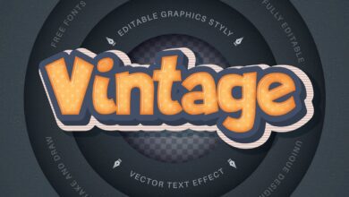 Old Vintage - Editable Text Effect - 7149935