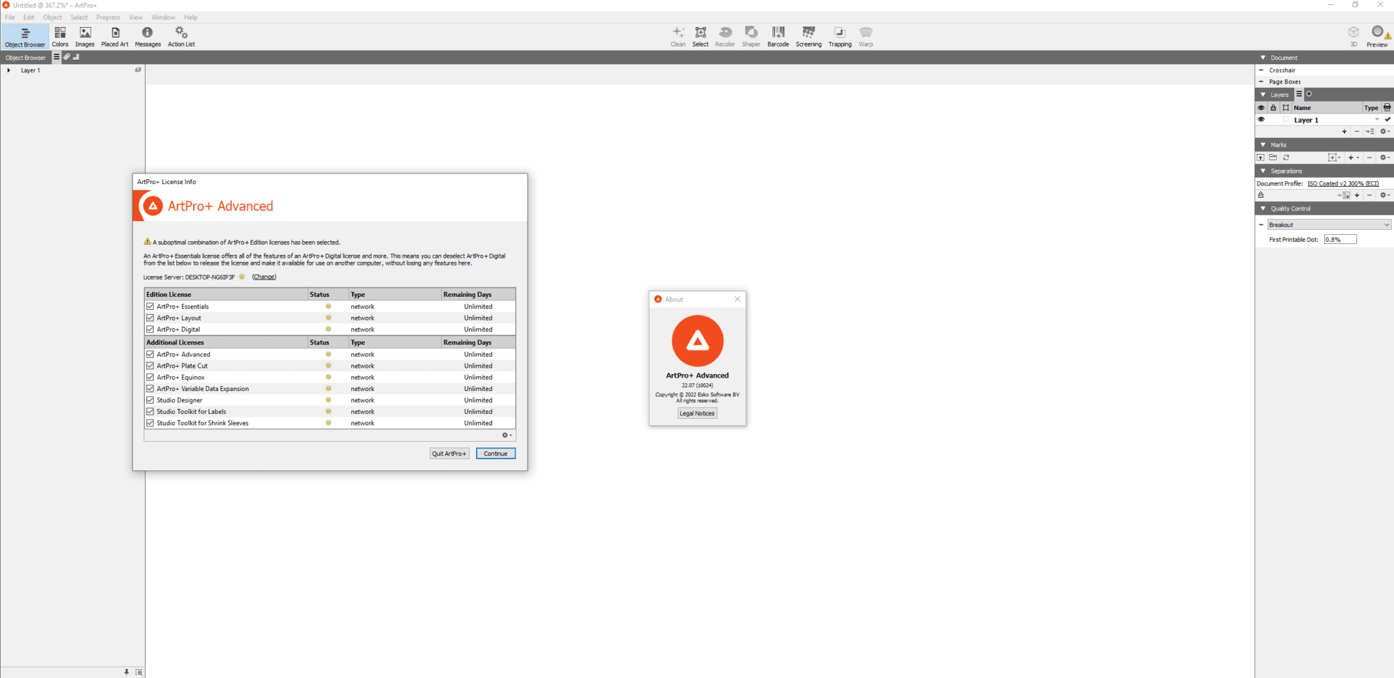 Esko ArtPro+ Advanced 22.07 (x64) Multilanguage