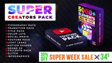 Videohive - Super Creators Pack - 36977826