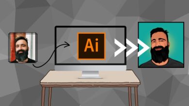 تعلم كيفية عمل Vector Arts في Adobe Illustrator CC