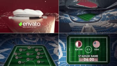 Videohive - World Soccer Qatar 2022 Al Warqa Stadium 41470462