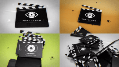 Videohive Cinema Clapper Board Logo Reveal Bundle 40188771