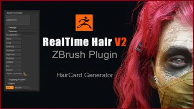 ArtStation - Real-time Hair ZBrush Plugin | Resources