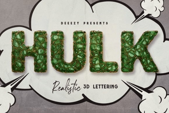 Hulk – 3D Lettering - 3545239