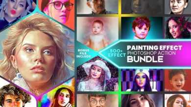 500+ Photoshop Action Bundle