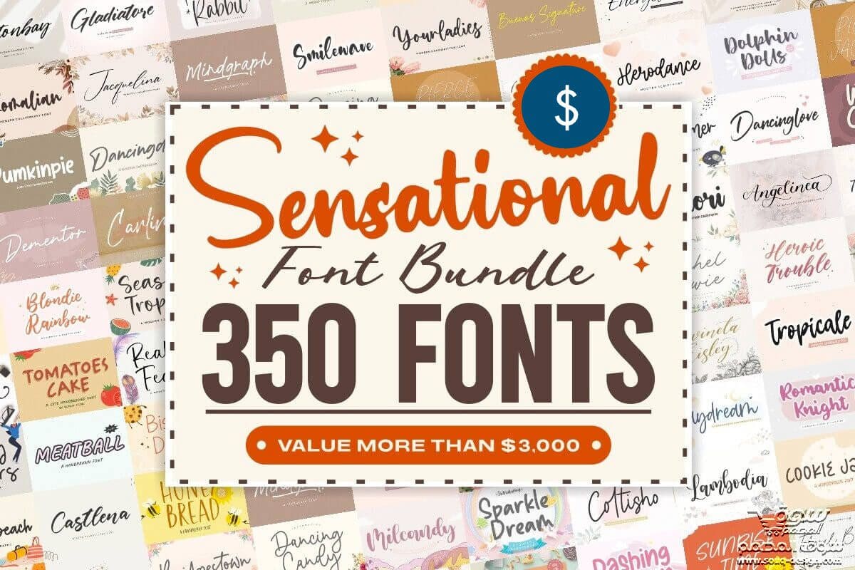 Sensational Font Bundle 2023