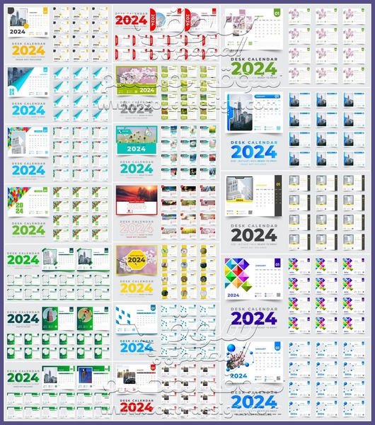 تقويم مكتبي 2024 فيكتور