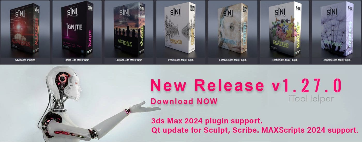 SiNi Software Plugin v 1.27.0 Upto 3dsMax 2024