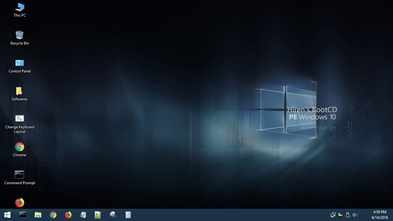 Hiren's BootCD PE x64 1.0.3