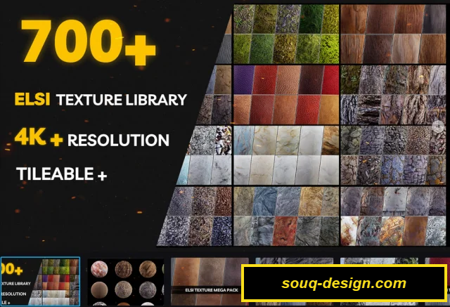 Complete Realistic Tileable PBR Texture Library For 3d Artists |+ 700 Textures