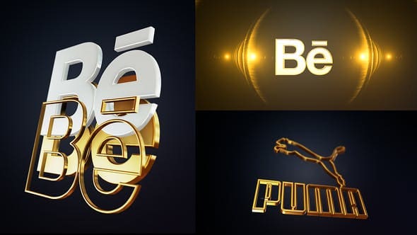 Videohive Premium 3D Gold Intro 29848446