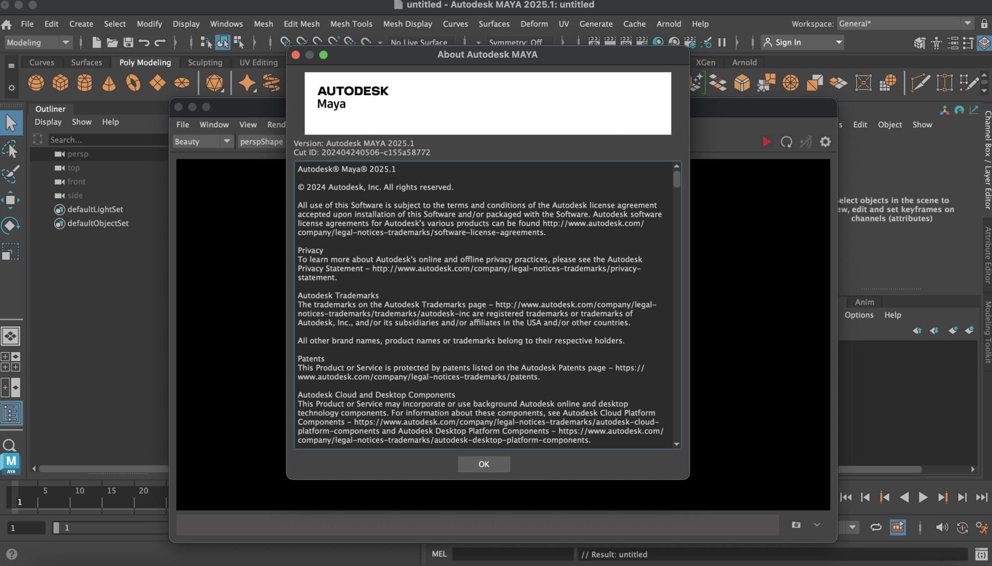 Autodesk Maya 2025.1 macOS U2B (x64) Multilanguage