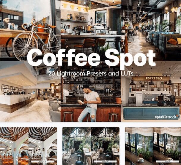 20 Coffee Spot Lightroom Presets LUT - 279401629