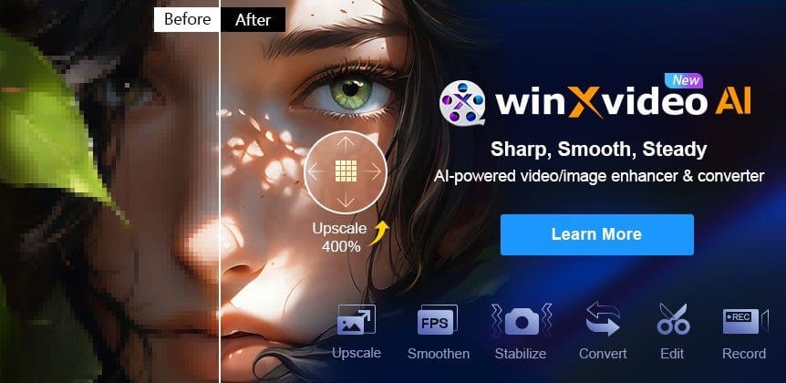 تحميل مفعل مكرك Winxvideo AI 3.5 (Repack & Portable)