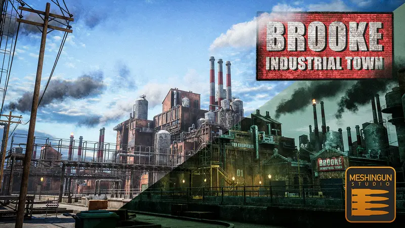 Brooke Industrial Town in Environments - UE Marketplace