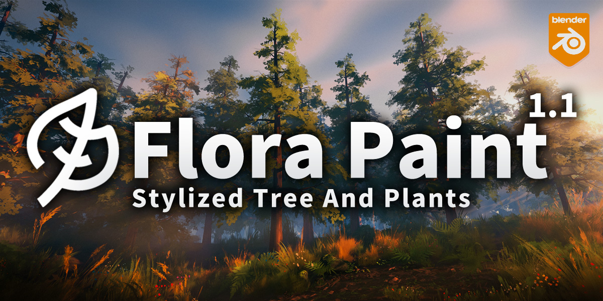 Stylized Trees And Plants Tree Library Flora Paint